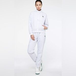 Sergio Tacchini UNISEX white and silver Dazzle tracksuit